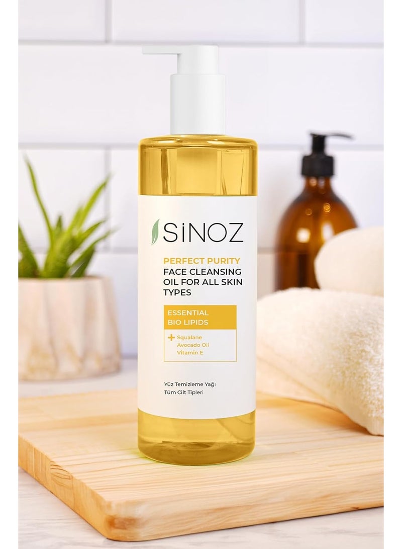 سينوز, زيت تنظيف الوجه بيرفكت بيوريتي لجميع انواع البشرة، 400 مل - Image 4